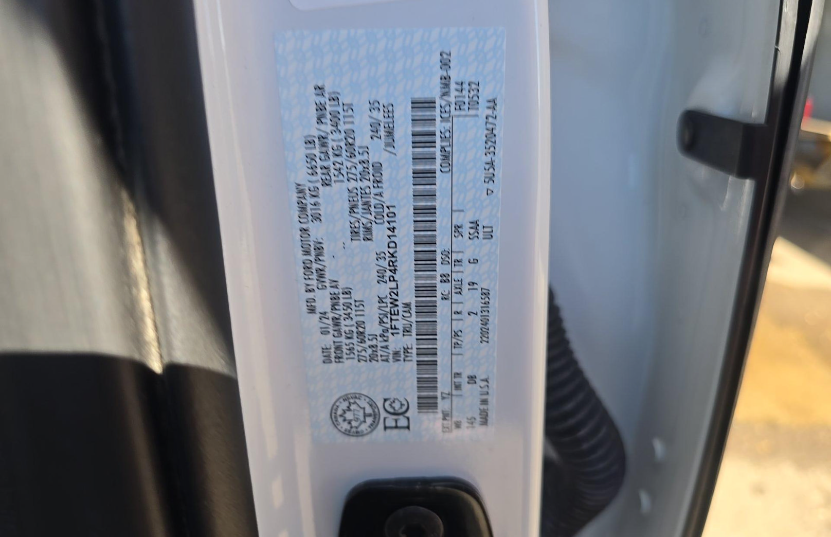 Used 2024 Ford F150 STX w/ STX Black Appearance Package AWD/4WD image 13