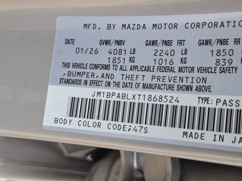 New 2026 MAZDA MAZDA3 s Sport image 21