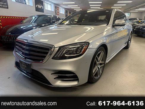 Used 2019 Mercedes-Benz S 450 4MATIC Sedan w/ AMG Line Exterior image 1