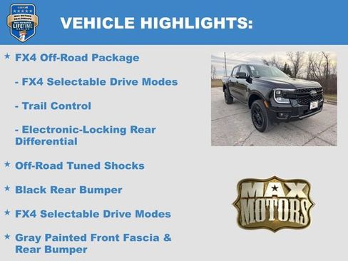 New 2025 Ford Ranger Lariat w/ FX4 Off-Road Package image 22