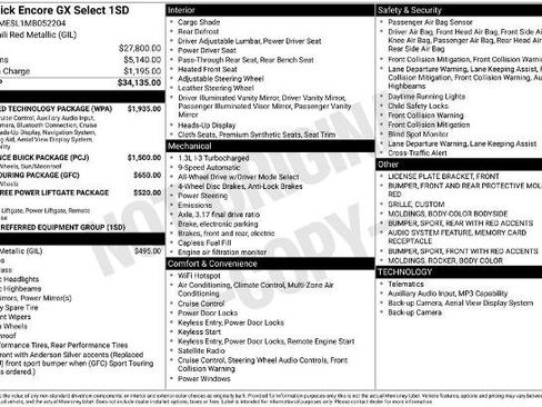 Used 2021 Buick Encore GX Select w/ Advanced Technology Package image 14