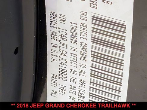 Used 2018 Jeep Grand Cherokee Trailhawk image 29