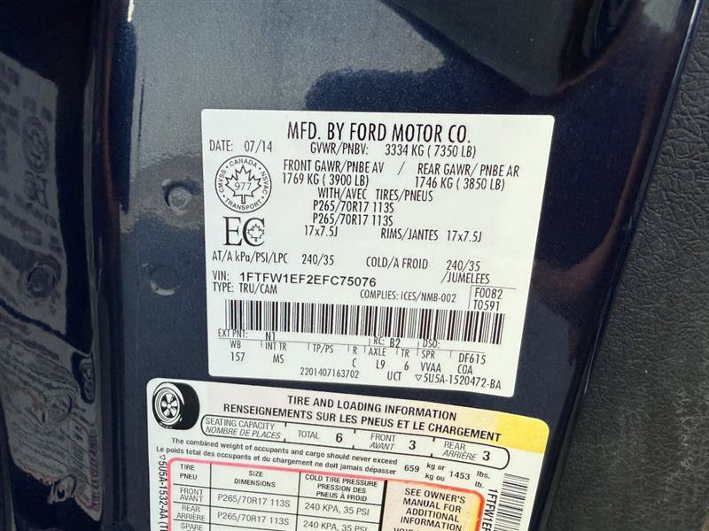 Used 2014 Ford F150 XLT w/ Trailer Tow Package AWD/4WD image 27