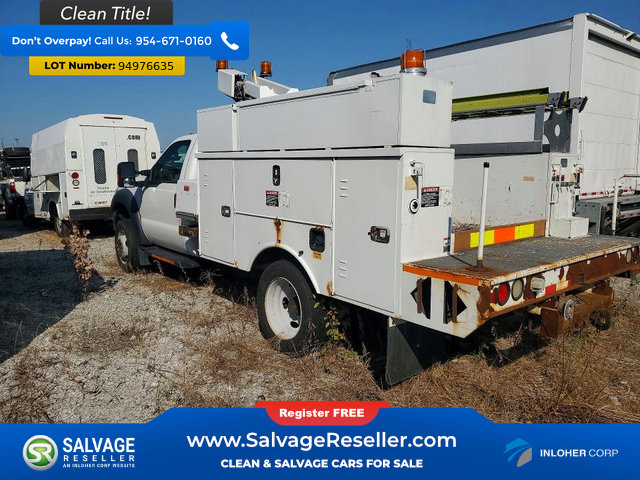 Used 2013 Ford F450 XL w/ Snow Plow Prep Pkg RWD image 3