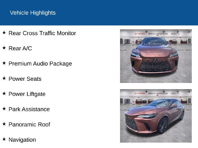 Used 2025 Lexus RX 350 AWD w/ Convenience Package image 2