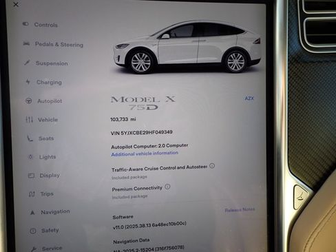 Used 2017 Tesla Model X 75D AWD/4WD image 24