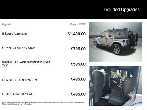 Used 2018 Jeep Wrangler Unlimited Sahara w/ Connectivity Group image 4