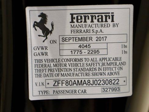 Certified 2018 Ferrari 488 Spider RWD image 39