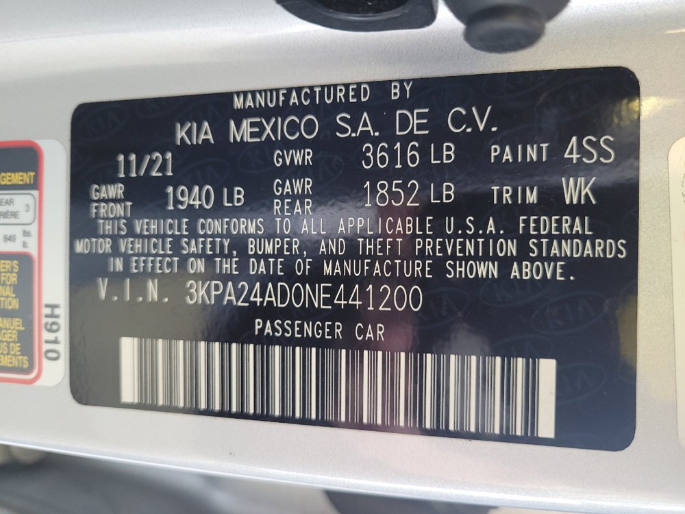 Used 2022 Kia Rio LX FWD image 33