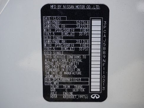 Used 2022 INFINITI QX50 Luxe image 62