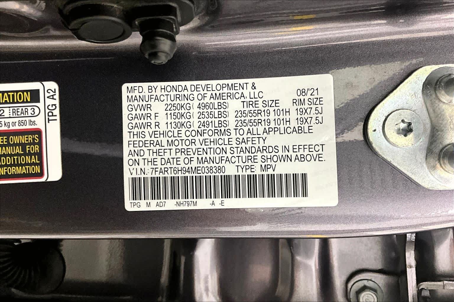 Used 2021 Honda CR-V Touring image 32