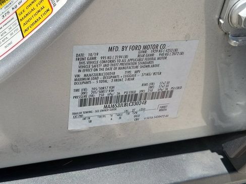Certified 2020 Ford EcoSport SES AWD/4WD image 31