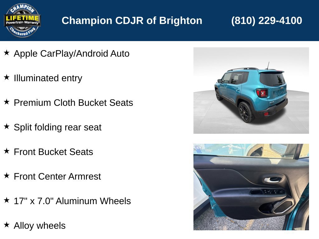 Used 2022 Jeep Renegade Latitude AWD/4WD image 14