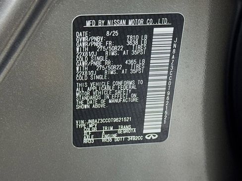 New 2026 INFINITI QX80 Autograph w/ Premium Cargo Package image 43