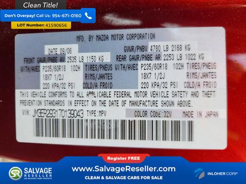 Used 2007 MAZDA CX-7 Sport image 16