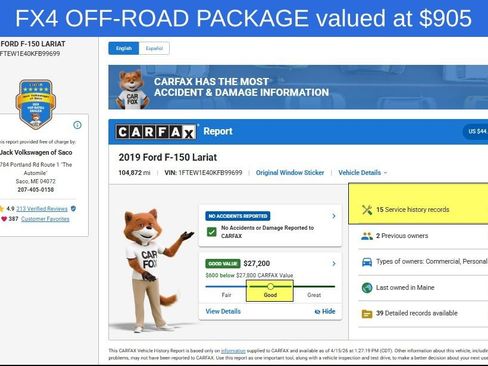 Used 2019 Ford F150 Lariat image 12