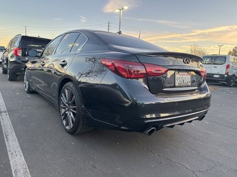 Used 2024 INFINITI Q50 Red Sport 400 w/ Black Opal Edition image 2