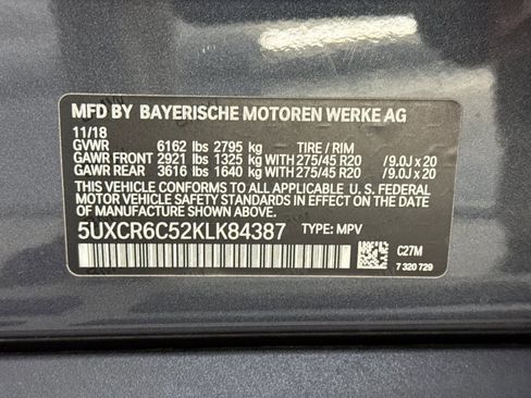 Used 2019 BMW X5 xDrive40i w/ Convenience Package AWD/4WD image 21