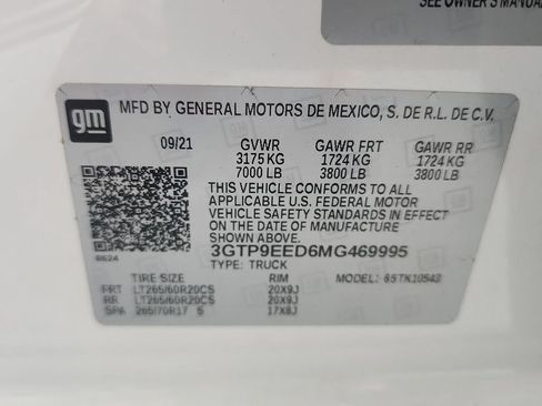 Certified 2021 GMC Sierra 1500 AT4 AWD/4WD image 32