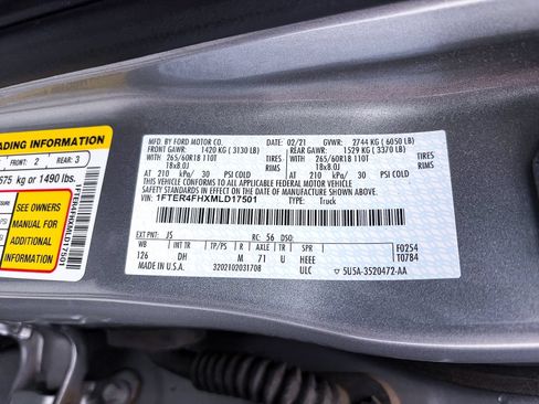 Used 2021 Ford Ranger Lariat w/ Trailer Tow Package AWD/4WD image 41