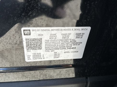 Used 2024 Chevrolet Equinox RS w/ RS Leather Package image 40