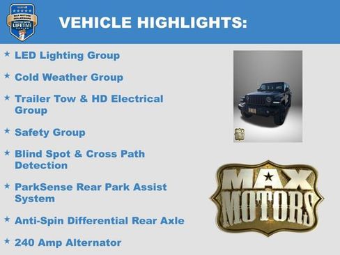 Used 2021 Jeep Wrangler Unlimited Sahara AWD/4WD image 6