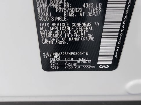 Used 2023 INFINITI QX80 Premium Select w/ Cargo Package image 39