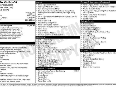 Certified 2025 BMW X3 xDrive30i w/ Premium Package image 38