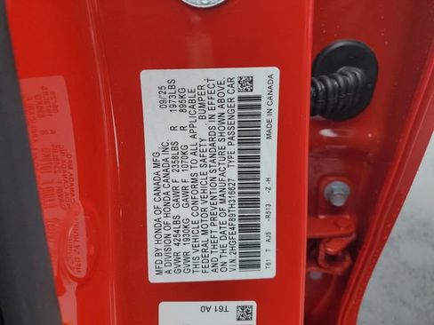 New 2026 Honda Civic Sport Touring image 42