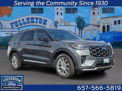 New 2026 Ford Explorer Platinum