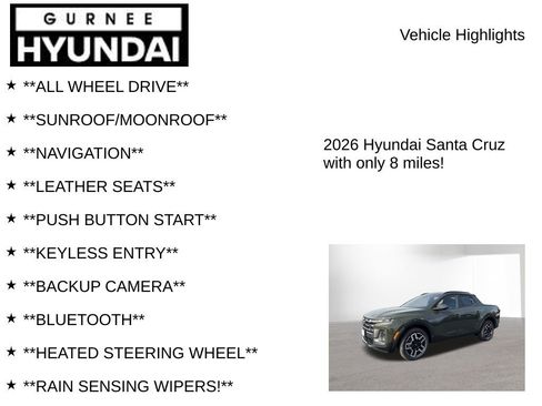 New 2026 Hyundai Santa Cruz Limited AWD/4WD image 7