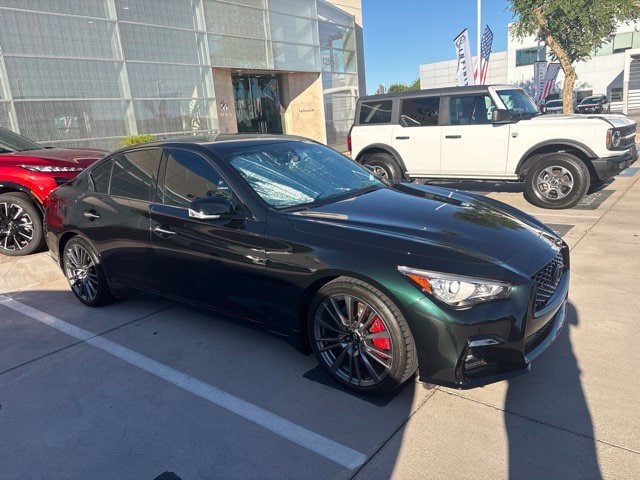 Used 2024 INFINITI Q50 Red Sport 400 w/ Black Opal Edition RWD image 4