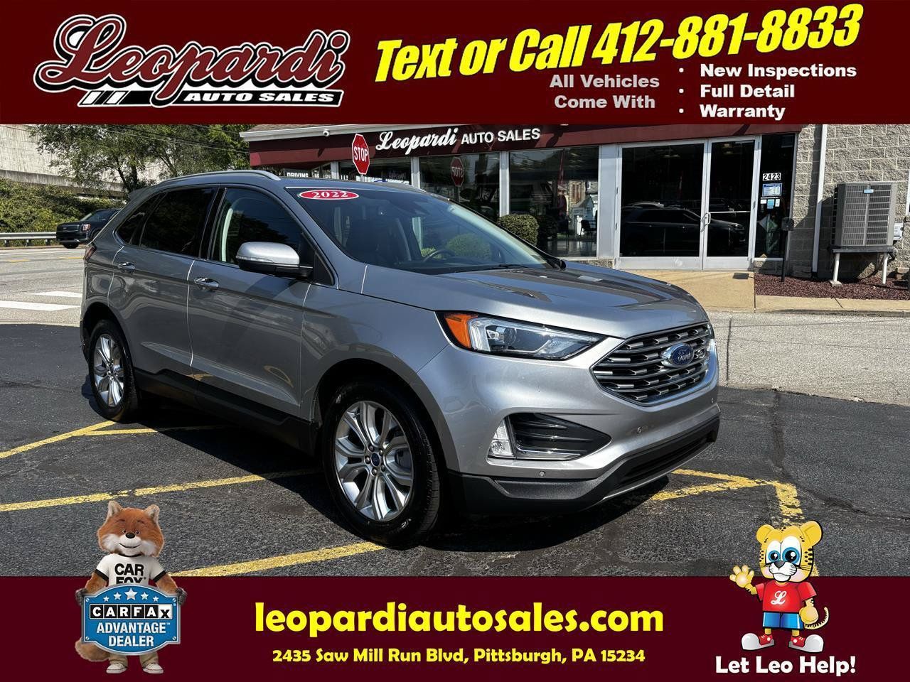 Used 2022 Ford Edge Titanium AWD/4WD image 1