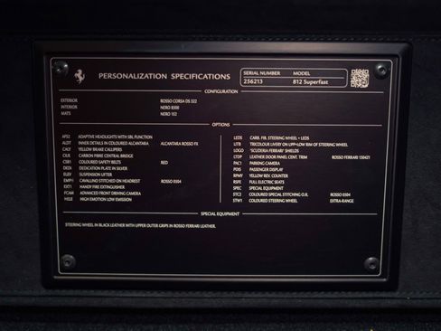 Used 2020 Ferrari 812 Superfast RWD image 52