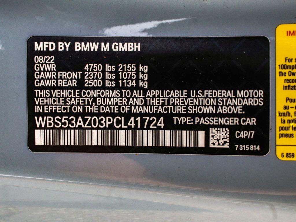 Used 2023 BMW M4 Coupe w/ Parking Assistance Package RWD image 12