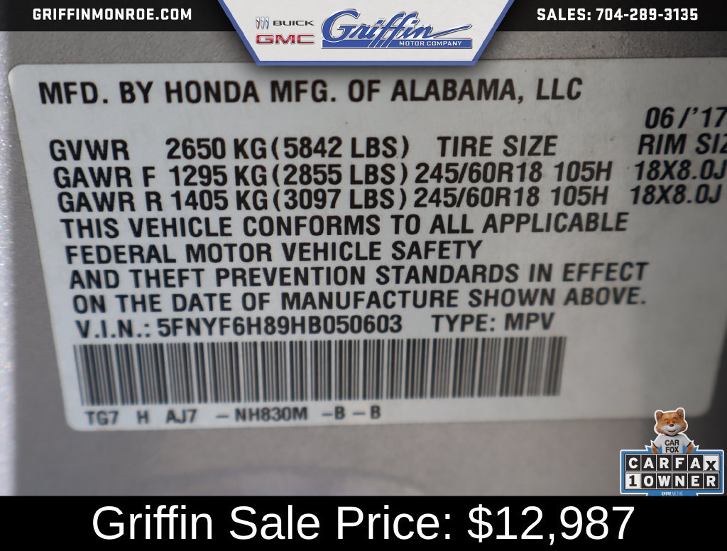 Used 2017 Honda Pilot EX-L image 49