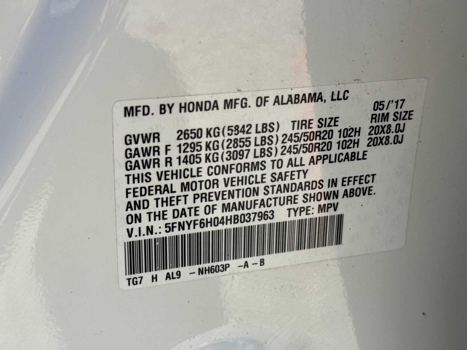 Used 2017 Honda Pilot Elite image 28