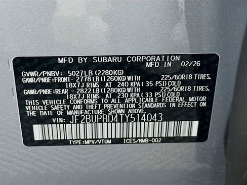 New 2026 Subaru Outback Premium image 31