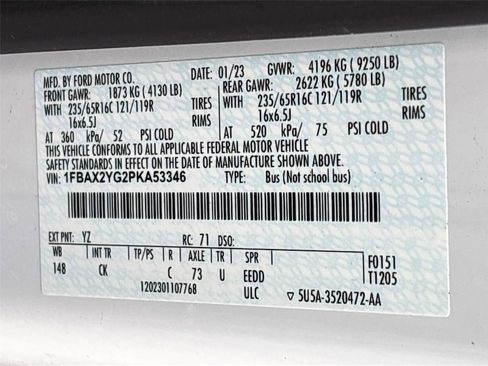 Used 2023 Ford Transit 350 XLT image 36