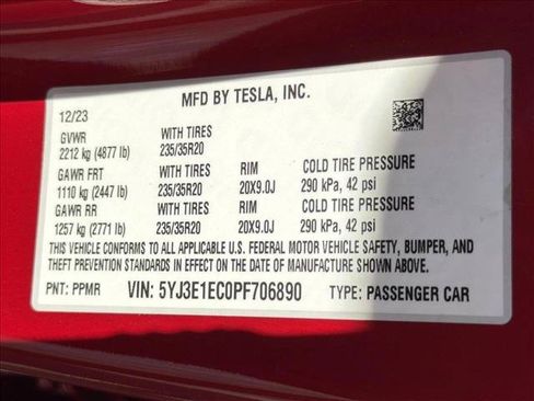 Used 2023 Tesla Model 3 Performance AWD/4WD image 26