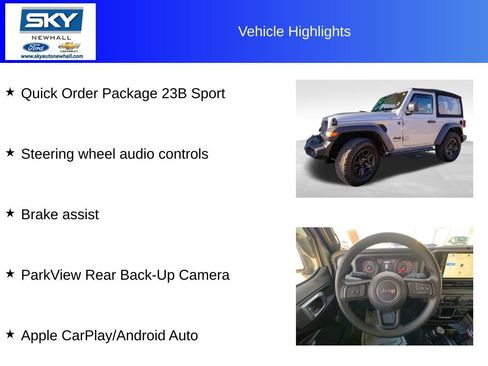 Used 2024 Jeep Wrangler Sport image 12