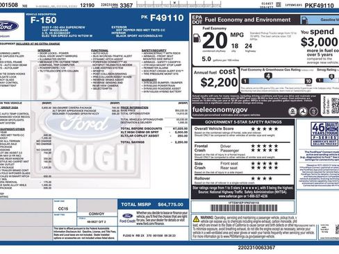 Certified 2023 Ford F150 XLT w/ Equipment Group 302A High AWD/4WD image 5