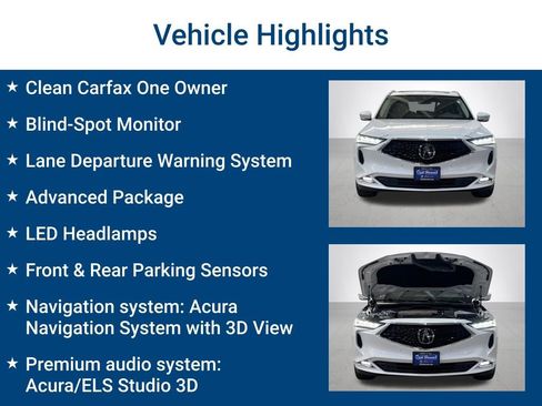 Used 2023 Acura MDX SH-AWD w/ Advance Package image 3