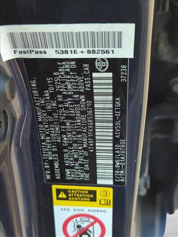 Used 2016 Toyota Camry XLE FWD image 2