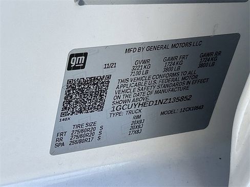 Used 2022 Chevrolet Silverado 1500 High Country w/ Technology Package image 33