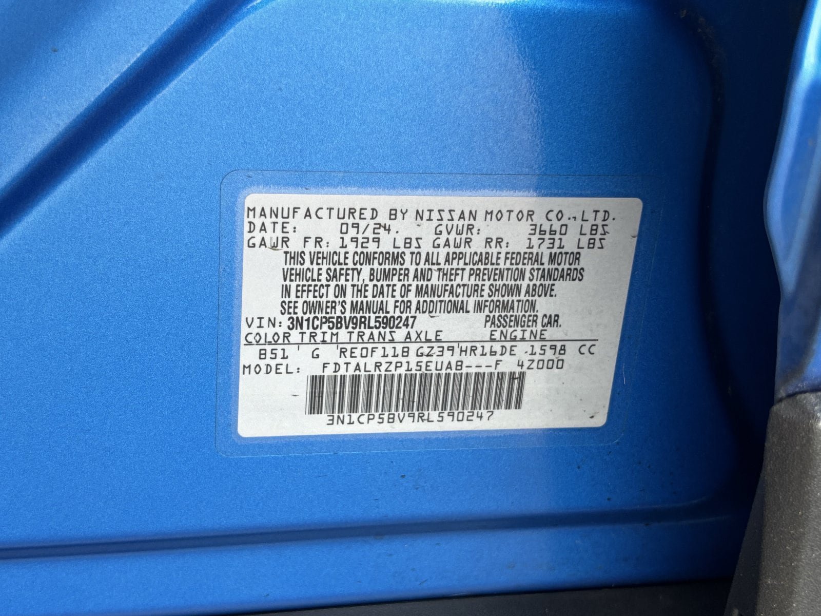 Used 2024 Nissan Kicks S FWD image 33