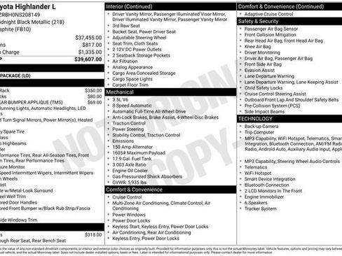 Used 2022 Toyota Highlander L image 7