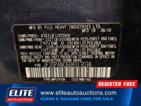 Used 2016 Subaru Crosstrek 2.0i Limited image 17