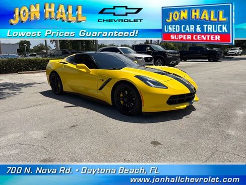 Used 2016 Chevrolet Corvette Stingray Coupe w/ Battery Protection Package RWD image 1