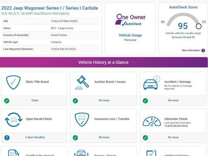 Used 2022 Jeep Wagoneer Series I